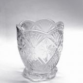 Стакан лампадный, художественная грань. Стекло бесцветное