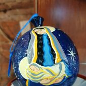 Шар деревянный «Рождество» (Федорова)