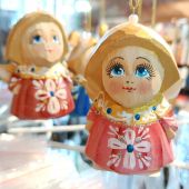 Игрушка Ангел деревянная. Резка, раскраска (Москва)