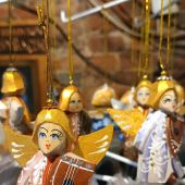 Игрушка Ангел деревянная. Резка, раскраска (Москва)