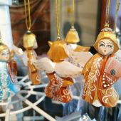 Игрушка Ангел деревянная. Резка, раскраска (Москва)