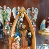 Композиция Рождество в арке со звездой 5,5Х4,5Х10,5 см. Керамика