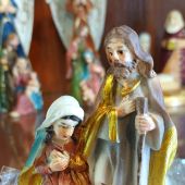 Композиция Рождество малая (6Х4Х7 см). Керамика