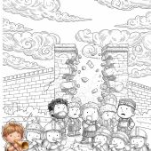 Путешествие по Библии. Раскрашиваем и дополняем наклейками (Ваката 1150)