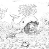 Путешествие по Библии. Раскрашиваем и дополняем наклейками (Ваката 1150)