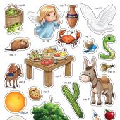 Путешествие по Библии. Раскрашиваем и дополняем наклейками (Ваката 1150)