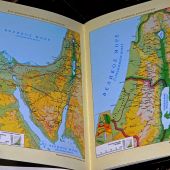 Библия каноническая Геце 057g «оливковая ветвь» (кожа белая, золотой обрез) 25057-16