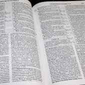 Библия Полноценная жизнь 065 tig (кожа коричн,, факт. сетка, золотой обр., краевые указ) 25065-15