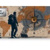 Конверт для денег «С днём рождения!», мужской (Ваката, 1154)