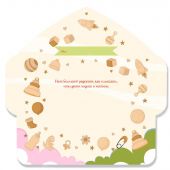 Конверт для денег «С рождением чудесных малышей!» (Ваката, 1160)