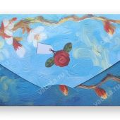 Конверт для денег «С праздником весны, любви и возрождения!!» (Ваката, 1167)