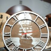 Часы деревянные настенные «Верую» (ИП Джапаридзе)