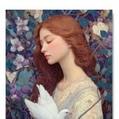 Открытка «Женщина добродетельная»10*15 (софттач) (Ваката) 467