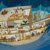 Ноев ковчег иллюстрации Марии Поздняковой (Эксмо)