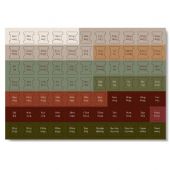 Индексы с второканоническими книгами Библии. Расцветка 2