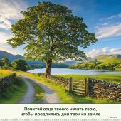 Календарь на 2027 год «Слово Божье в каждый дом» 6 листов, большой, настенный, на спирали