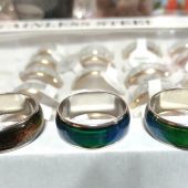 Кольцо-хамелеон с Молитвой Господней, размер в ассортименте