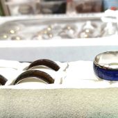 Кольцо-хамелеон с Молитвой Господней, размер в ассортименте