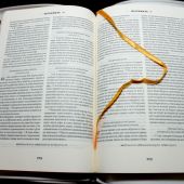 Библия с неканоническими книгами 077 DCZTI (белая,краевые указ., гибкий переплет, молнии, 1997 г)