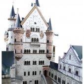 Сборная модель из картона. Замок «Neuschwanstein» (масштаб 1250)