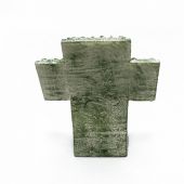 Крест настольный «Emmanuel» (темный) (полиэстерполиэфир, ручная заливка и раскраска)