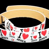 Ремень « I love Jesus» (200 см)