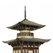 Сборная модель из картона «Пагода Хонпо-дзи. Япония, Киото. 1808 г.raquo; (масштаб НО 187)
