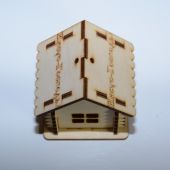 Домик деревянный комплект заготовок 70 мм