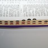 Библия каноническая 048 zti код 12.2 (зол.цветы,молн.,индекс,термо винил, фиолет. цв., золот. обрез)