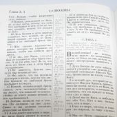 Библия каноническая (Виссон, коричневый, кожа, инд, зол. обр. V16-077-02)