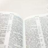 Библия каноническая 046 (Библейская лига, колос, бордо, золотой обрез)