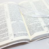 Библия каноническая 077 ti (Свадебная Библия, белая, золотой обрез, указатели, в коробке)