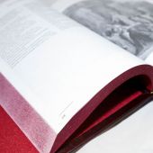 Библия в гравюрах Гюстава Доре (Новое Небо) бордовый кожаный переплет ручной работы
