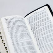 Библия каноническая 045 УTIB (черный, экокожа, золотой обрез)