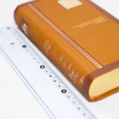 Библия каноническая 045 УTIA (светло-коричневый, экокожа, золотой обрез)