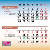 Календарь на 2020 год женский «Цветы» (Библейская лига)