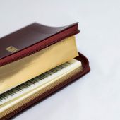 Библия каноническая 055 MZG (темно-коричневый, гибкий переплет на молнии, золотой обрез)