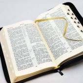 Библия каноническая 057 MZTiG (черный Халип, на молнии, золотой обрез, краевые указ)