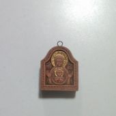 Икона Пресвятой Богородицы Знамение (глина) (22*26 мм) (маленькая)