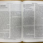 Библия в современном русском переводе. 065 (3-е изд., перераб., экокожа, сине-коралловый переплет)